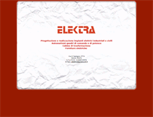 Tablet Screenshot of elektra-impianti.net